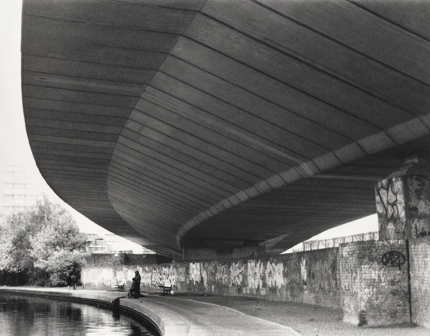 Under the Westway, London, gelatin silver print